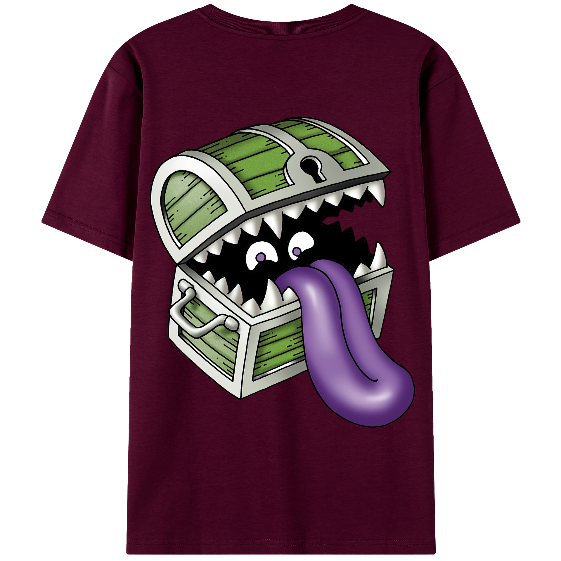 （画像用） ドラゴンクエスト Doragon Kuesuto Dragon Quest レディース半袖Tシャツ(バックプリント)